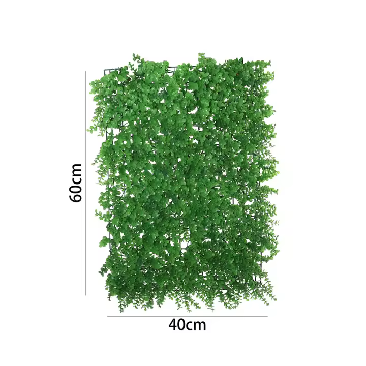 Poenia Arte Floral - Jardín Vertical Artificial 50cm*50cm Pack de 4 Piezas- REF 2902883 - Decoración Duradera - 1