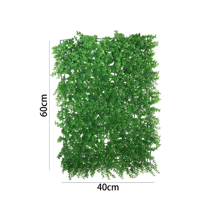 Poenia Arte Floral - Jardín Vertical Artificial 50cm*50cm Pack de 4 Piezas- REF 2902883 - Decoración Duradera - 1
