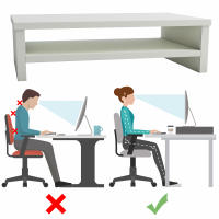 Henor Soporte Monitor Madera FSC® Elevador Tv 42-62-82-100 Cm. Soporta 50-90Kg. Henor - details 6
