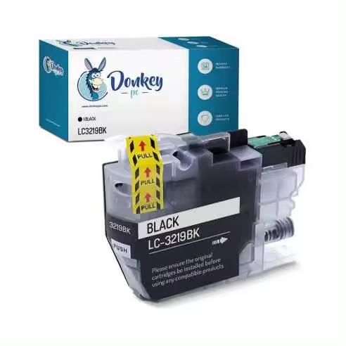 Donkey pc - Cartucho de Tinta Compatible Brother LC-3219 LC-3217 Negro. 3.000 Pág. - 1