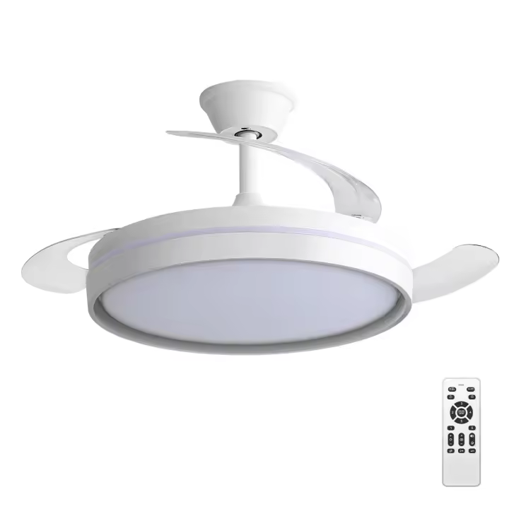 Ventilador de Techo LED Silencioso: Motor Reversible, 6 Velocidades, Control Remoto | Miravia Premium - 1