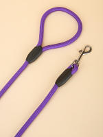 Correa De Perro Reflectante Duradera Para Trepar Ropa De Acordeón Para Entrenamiento Adecuada Para Pequeños Medianos Y Grandes Perros Color Morado - details 2