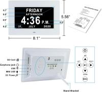 Reloj con pantalla IPS de 7 pulgadas con día y fecha para personas mayores - Reloj despertador con calendario digital con pantalla de 3 colores para demencia Reloj para la enfermedad de Alzheimer con pantalla extra grande, atenuación automática, se pueden - details 1