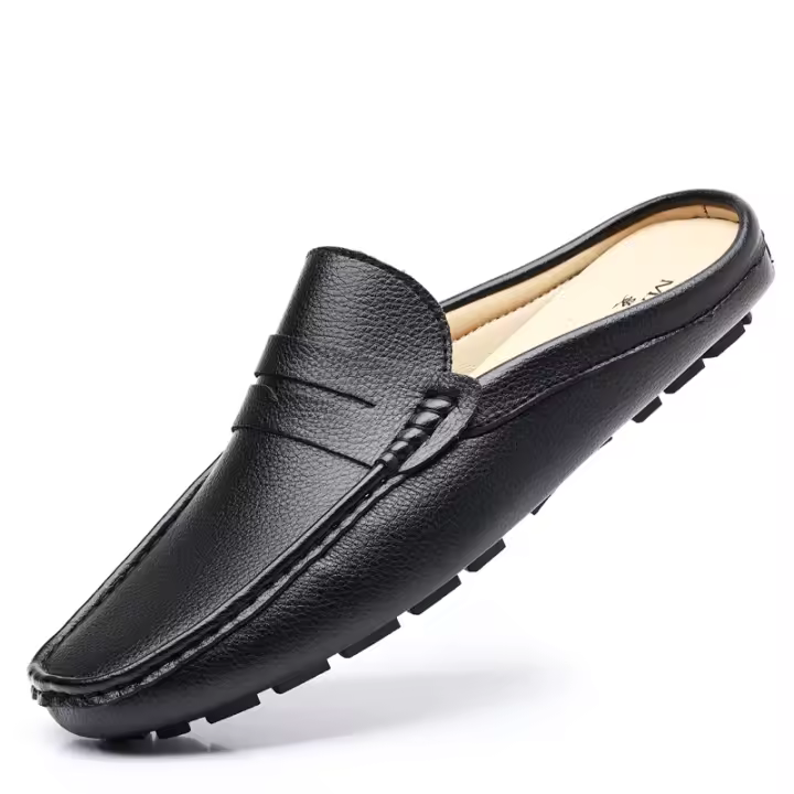Zapatos Casuales De Verano Para Hombre YRZL Mocasines De Cuero Hechos a Mano Moda Driving Pantuflas De Conducción Slip on Loafers Para Exteriores - 1