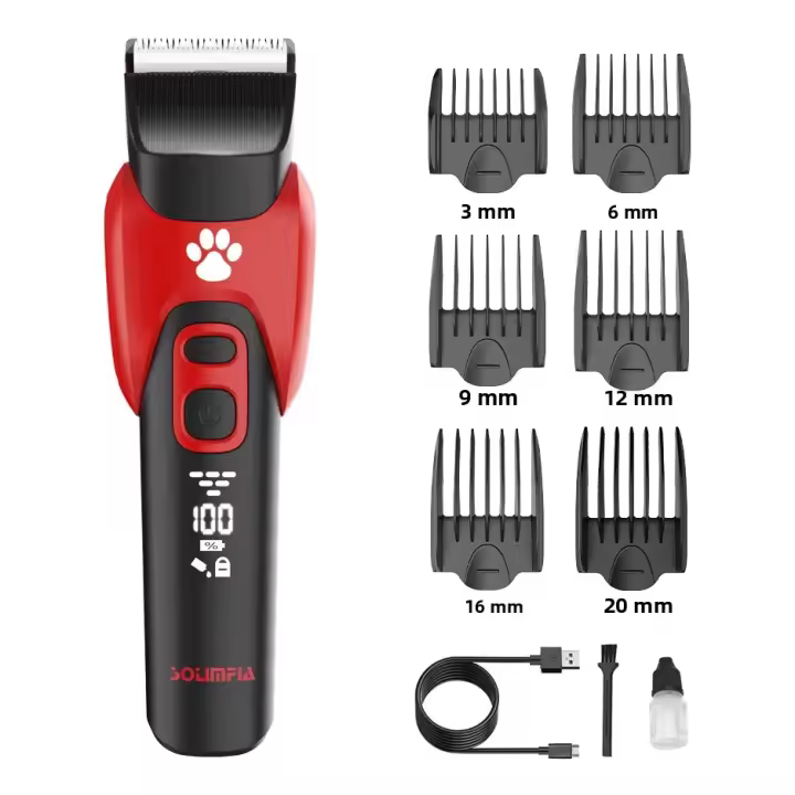 Cortador De Pelo Eléctrico Profesional Para Perros Grandes Y Ovejas Recargable Máquina De Corte Para Animales Ideal Para Gatos Y Ovejas - 1