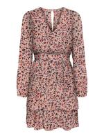 Onladele Life L/S V-Neck Dress PtmRose Smoke Eco animal Only - details 1