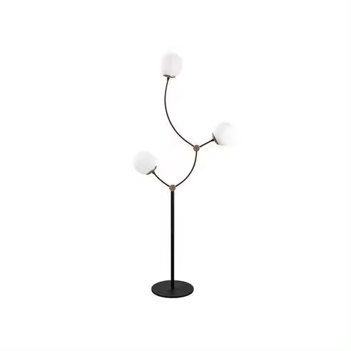 CRISTAL RECORD Lámpara de Pie con Tulipas de Cristal Modelo 5 - Marca Líder en Iluminación Interior - 1