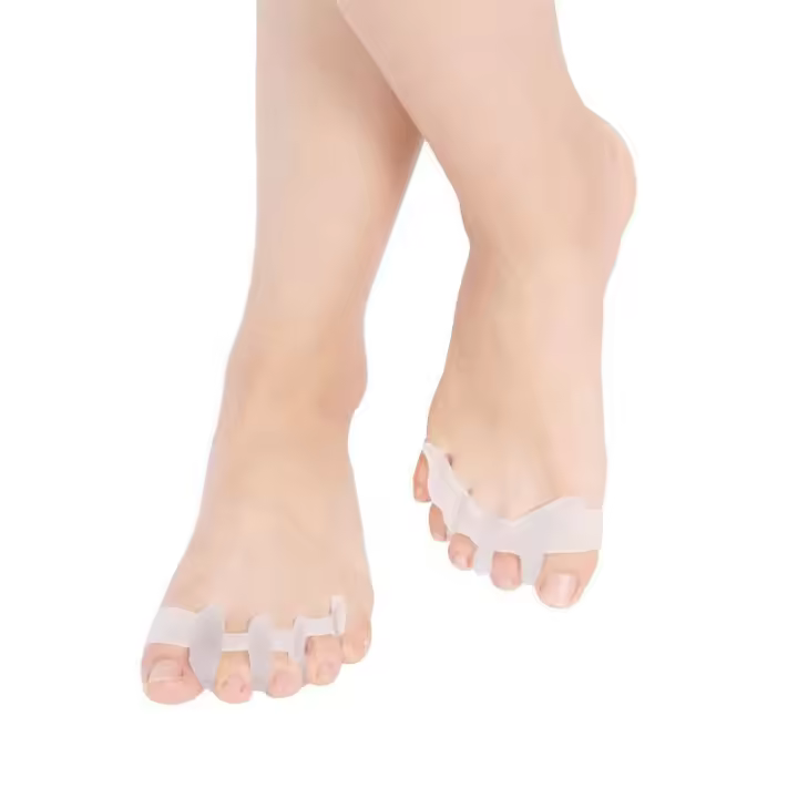 Corrector De Dedo De Mano En Gel De Silicona Protector De Ballena Hallux Valgus Ajustador De Dedos Separador De Pie Herramientas De Cuidado Del Pie - 1