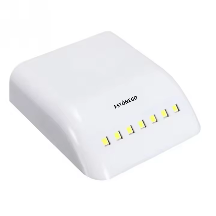 Lámpara De Gabinete Inalámbrica Con Sensor De Movimiento Automático 7 LED Para Armario Closet No Incluye Baterías Instalación Self-Contained Material ABS - 1