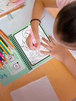 Libro De Dibujo Mágico Para Niños Puede Ser Dibujado Repebteniente Con Agua Limpia Juguete De Aprendizaje De Colores Sin Baterías Material De Cartón - details 3