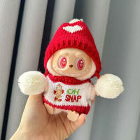 Muñeca De Peluche Miniatura Labubu I Y II 17cm Ropa De Muñeca Coreana Kpop Exo Accesorios DIY Vestido Rosa Regalo Estilo Nuevo - details 2