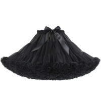 Falda De Túnel A-Line Para Mujer Lolita Cosplay Con Gran Lazo Underskirt Poliéster Técnica Tejida Multicapa Para Ballet - details 4