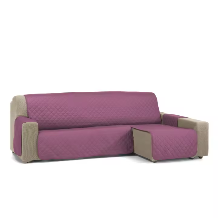 Funda Cubre Protector Sofá Chaise Longue Modelo Nina - Chaise Longue Izquierdo y Derecha - Fabricado en España - S&T Sofa Covers - 1