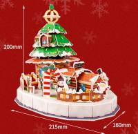 Regalos De Navidad Puzzle 3D Educativo Para Niños DIY Manualidades Educativas Juguete De Construcción Para Kindergarten - details 16