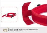 Juego De Collar Y Correa Para Perros De Nylon Resistente Con Reflejo Táctico Entrenamiento Para Grandes Perros Con Cierre Rápido - details 7