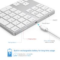 Entrada DE DATOS recargable del teclado del número 34-Key compatible para el MacBook - details 7