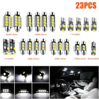 Kit De Luces LED Para Coche 23pcs 6500K T10 Ultra-Finas Luz Blanca Para Interior Mapa Maletero Placa De Licencia Iluminación De Vehículo - details 1
