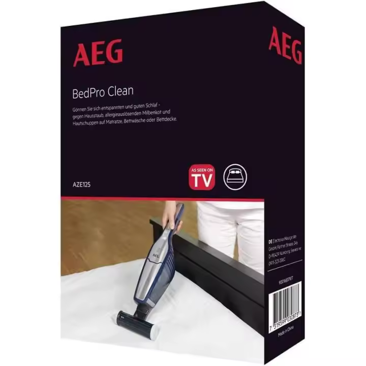 AEG 900 923 047 AZE 125 Cepillo BedPro Mini para la Limpieza de colchones, Negro - 1