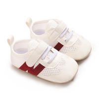 Zapatos Deportivos Infantis Color Bloqueados Antideslizantes Y Cómodos Para Caminar Suela De Goma Tallas 0-18M Hombres - details 3