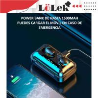 LoLek Casco Bluetooth con Base para cargar el móvil de 1500mAh - Reducción de Ruido y Micrófono Integrado - Sonido de Alta Calidad y Autonomía Extendida - details 1