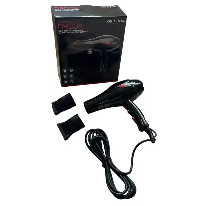 Secador Pelo Profesional Dreox Sinelco Original 2000W Rojo/Negro - 1