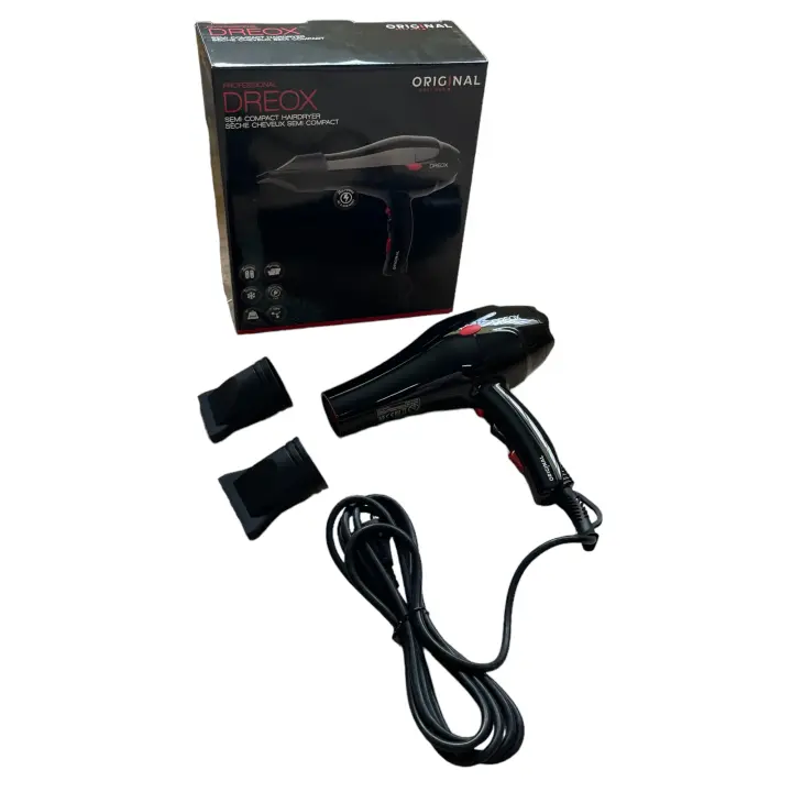 Secador Pelo Profesional Dreox Sinelco Original 2000W Rojo/Negro - 1