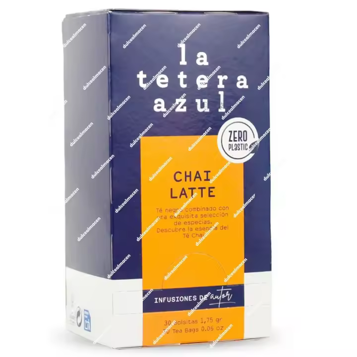 La Tetera Azul Chai Latte 30 Bolsitas | Exótica Infusión de Té Negro Premium con Especias Orientales - 1