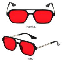 Gafas De Sol Cuadradas Vintage Para Hombres Y Mujeres Protección UV400 Marco Grande Estilo De Los Años 70 Gafas De Verano - details 15