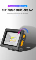 Linterna LED Recargable USB Con Soporte Rotativo Portátil Y Multifuncional COB Lámpara De Trabajo Mini Llavero LED W897 Material ABS - details 4