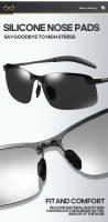 Gafas De Pesca TAIYU Visión Clara De Flotadores Refracción De Luz De Onda Polarizadas Para Exterior Conducción Solar - details 7