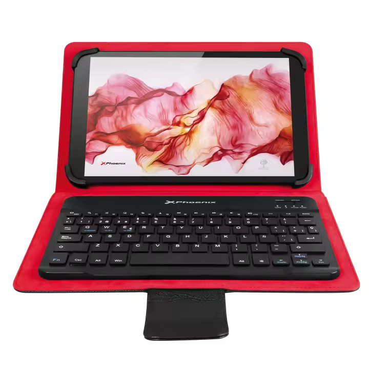 Phoenix Technologies Funda Universal Tablet Teclado Bluetooth 9-10 Pulgadas Negro - 1