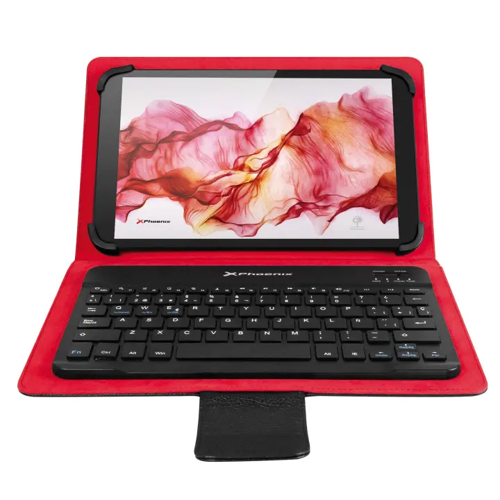 Phoenix Technologies Funda Universal Tablet Teclado Bluetooth 9-10 Pulgadas Negro - 1