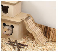 Juguete De Madera Para Hamster Escalera Ondulada Ecológica Divertida Para Animales Pequeños Decoración De Jaula De Hamster - details 2