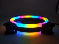 Ventilador De Estuche De Computadora ICE Whale DA12 RGB 120mm Silencioso Con 4 Pines Para Enfriamiento De CPU Y Radiador - details 6