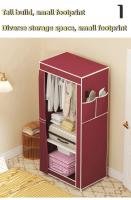 Gabinete De Almacenamiento Plegable Y Antipolvo Para Ropa Minimalista Organizador De Armario Para Dormitorio Estudiante Material No Tejido - details 5