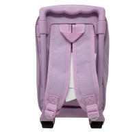 Stitch Mochila Pequeña con Ruedas Stitch Disney, Guardería, Pre Escolar Mochila Trolley Infantil 21x33x14cm, Material Escolar para Niñas de 3 a 5 años con Compartimiento y Bolsillo Frontal, Color Lila y Verde - details 4