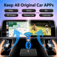 Adaptador Inalámbrico 2en1 CarPlay Android Auto Mini AI Box Para Renault Con Conexión Rápida BT WiFi Plug&Play - details 4