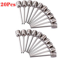 Juego De 10/20 Piezas Agujas De Aire Para Baloncesto Y Fútbol Acero Inoxidable Bomba De Inflado Adaptador De Válvula De Aire Nozzle - details 10