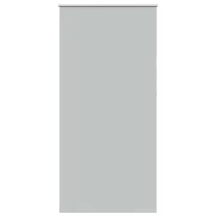 vidaXL Estor Enrollable Opaco gris claro 95x230 cm Tela Ancho 90,7 cm - 1
