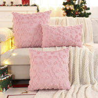 Funda De Cojín Navideña En Forma De Copo De Nieve De Algodón Poliéster Suave Para Decoración De Invierno Para Sala De Estar - details 6