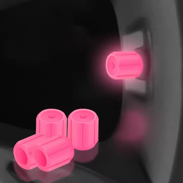 Cubierta De Válvula De Neumático Para Coche Universal Luz Autoluminosa Capa Decorativa Para Ruedas Anti-polvo Accesorio De Automóvil - 1