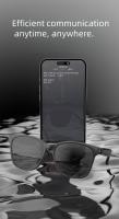 Black Tech Hyundai HY-C8 Auriculares Bluetooth Inalámbricos Traducción en Tiempo Real Subtítulos AI Glasses Traducción Simultánea Multilingüe - details 0