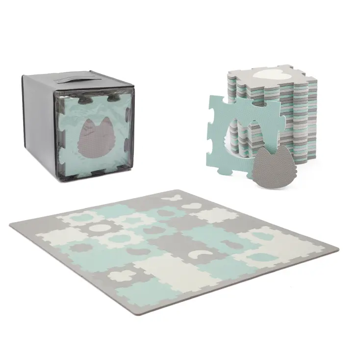 Kinderkraft Alfombra puzzle para bebe LUNO SHAPES de Kinderkraft - 1