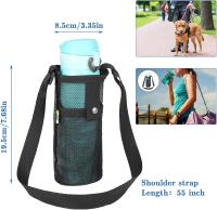 2 Pcs Water Bottle Carrier Bag, Mesh Water Bottle Pouch Water Bottle Holder with Adjustable Strap Nylon Water Bottle Sling Outdoor Accessories - details 1