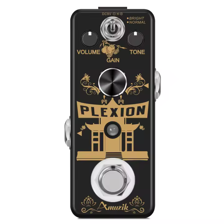 Pedal De Guitarra Distorsión Plexion Con Modos Brillante Y Normal Pedal De Efectos Para Bajo Y Guitarra Peso Approximate 300g - 1