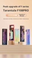 Teclado Mecánico AULA F108pro Con Bluetooth /2.4G/ Cable Tres Modos Iluminación RGB Personalizable Teclas Hot-swappable Estructura De Ganchos - details 1