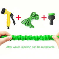 Manguera Mágica Expansible Para Jardín Y Lavado De Coche Con 7 Funciones De Rociado Gun De Agua Suministros Para Jardinería - details 3