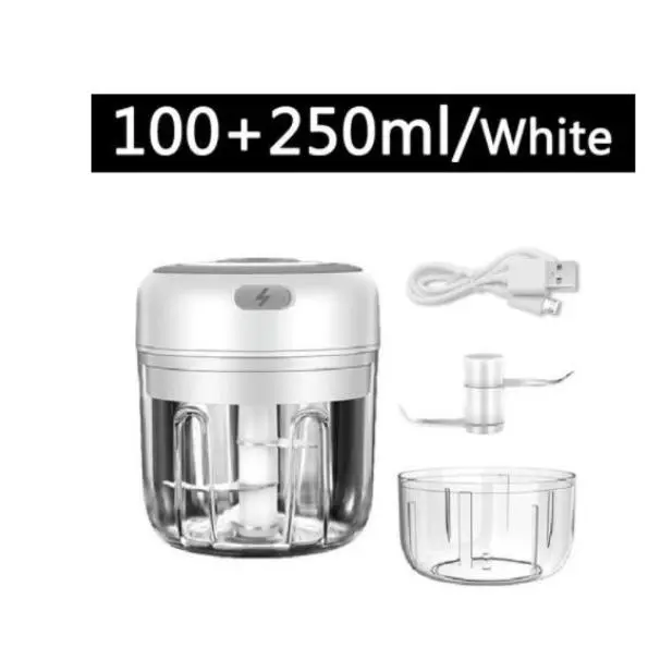 Mini picadora de ajo eléctrica USB, picadora de carne, trituradora de ajo, trituradora de verduras - 1