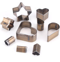 3Pcs Herramienta De Corte De Cuero Con Patrón Hueco Herramienta De Cortado De Efecto De Corazón/Gota De Agua/Pentagrama Para Artesanía De Cuero - details 5