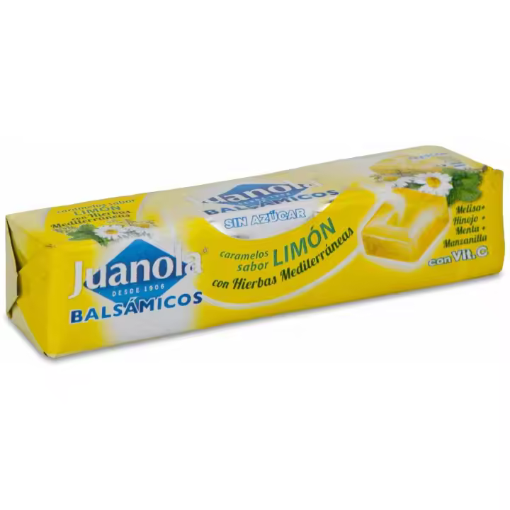 Juanola Caramelos Balsámicos Sabor Limón Con Hierbas Mediterráneas, 30 G - 1